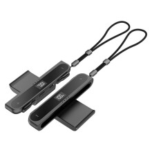 Per 2, Coppia di Cinghie e Cordini per Power Bank con Impugnature Sinistra e Destra per 2, Prestazioni di Ricarica Stabili, Nero