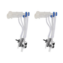 2X Goat Sheep Milker Machine Parts Claw Kit Milking Teat Cups Manual Collector Portable Goat Milking Machine Part