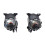 Car Front Fog Light Fog Lamp for  Lancer 2008-2012 4
