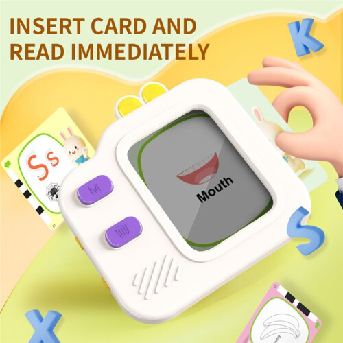 Interactive Vocabulary Sketchpad Learning Toy with Random Color Buttons, Stylus & Interactive Screen 2