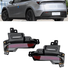 1Pair Rear Bumper Brake Light Assembly 1906107-00-B 1906108-00-C for  Model Y Highland 2025 Rear Fog Lamp Reflector