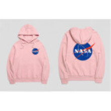 (pink,2XL)Sudadera con capucha unisex Hip Hop 2018 con estampado de la NASA Suéter De La Nasa