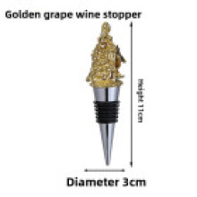 (Grape Gold)Animal Bottle Stopper Black Seals Cork For Wine Preservation And Home Use