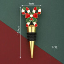 (Style K)Festive Christmas Wine Closure With Zinc Material For Party And Use Gift