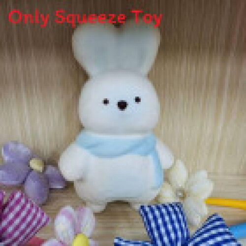 (Blue,11.5cm)Bunny Toy With Gentle Touch Softness For Children Learning Development Play