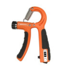 (Orange)Sports Hand Grip Strengthener Counter Forearm Trainer Workout Counter Exercise