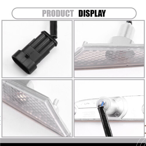 1 Pair Front Side Corner Light Side  Indicator Lamp 400945120D 400945119D for  Gallardo LP560 LP570 1