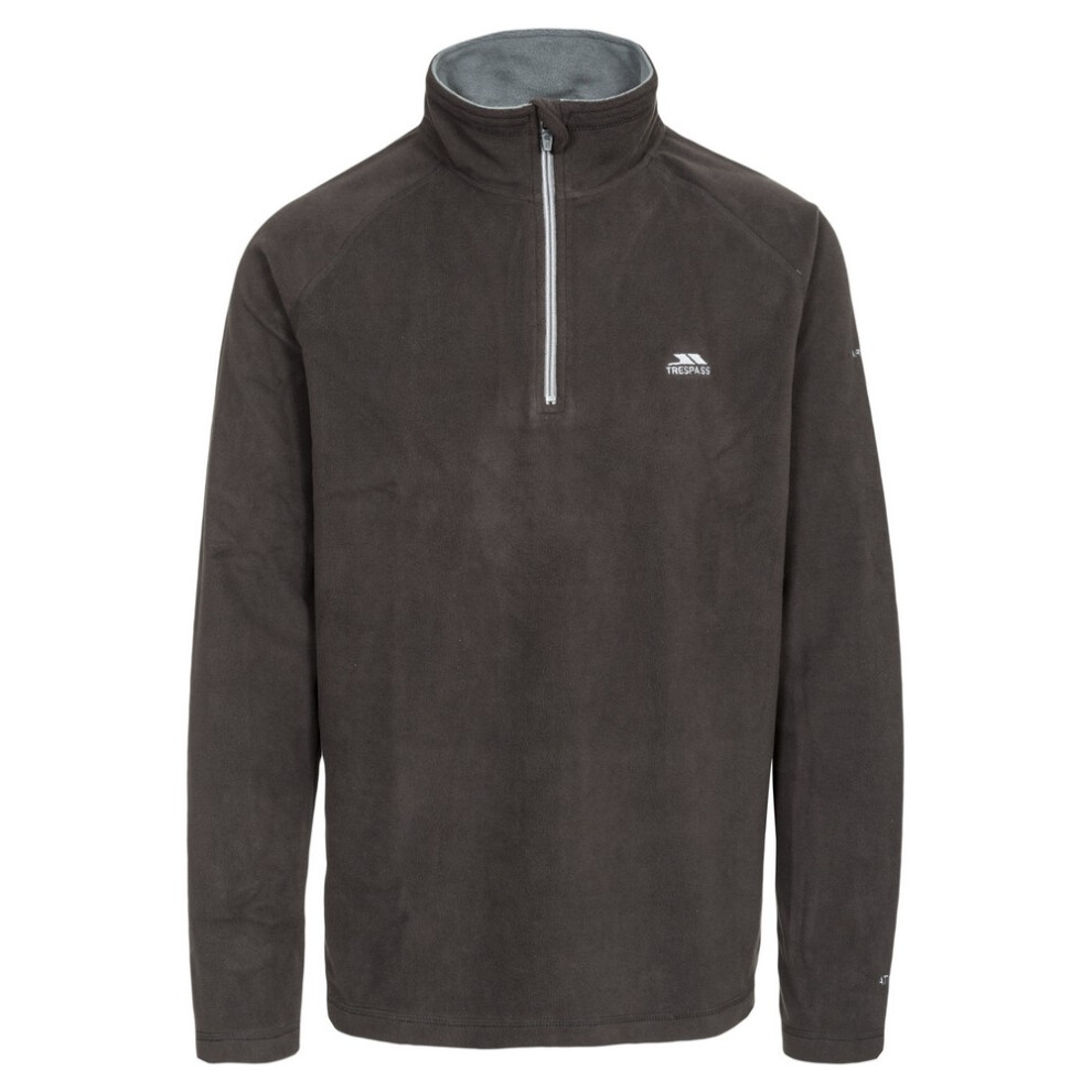 Trespass (S, Black) Mens Blackford Microfleece