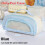 (Blue) Trendy Multilayer Style Pen Storage Bag With Transparent Panel Use Office For 1