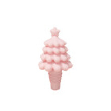 (Pink Christmas Tree)Chapeau de cowboy silicone sceau à vin avec design breveté pour cadeau et maison accessoires bar