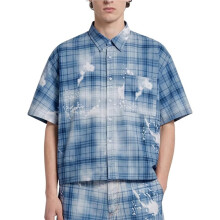 Shirts for Men Shirt Short Sleeve Button Down Shirt Casual Work Shirts M