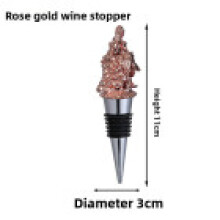 (Grape Rose Gold)Animal Bottle Stopper Black Seals Cork For Wine Preservation And Use Home