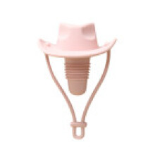 (Pink Denim Hat)Silicone Cowboy Hat Wine Seal With Patented Design For Gift And Home Bar Accessories