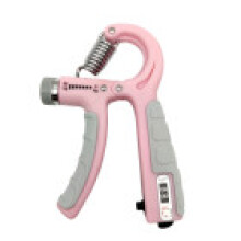 (Pink) Grip Sports Hand Strengthener Counter Forearm Trainer Counter Exercise Workout
