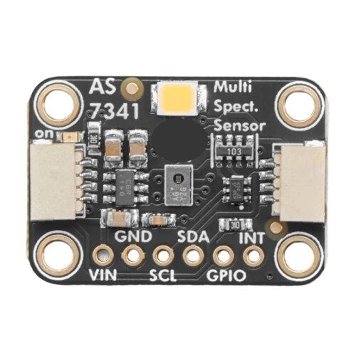 AS7341 10-Channel Light Color Sensor Splitter Board STEMMA QT/Qwiic for  Raspberry Pi