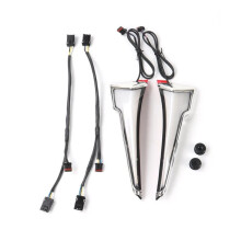 Motorcycle LED Turn Signal Light Front Fairing for Touring CVO Electra Street Glide Ultra 2023-2025 Silver&White