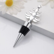 (Silver Tree)Deer Wine Closure With Food Safe Aluminum Alloy For Home Bar And Celebration