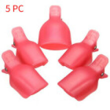 (rosered-toe5PCS)New 10pcs Plastique Nail Art Soak Off Cap Clip Uv Gel Polish Remover Outil Wrap