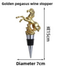 (Horse Gold)Animal Bottle Stopper Black Seals Cork For Wine Preservation And Home Use