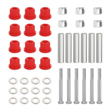 Cart Spring Bushing Kit 70289-G01 with Screw Nut Rear Leaf Springs Shackles Bushing Sleeve for EZGO TXT