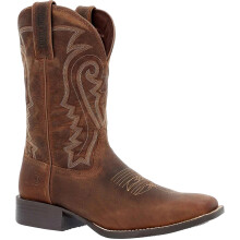 (9.5 UK, Prairie Brown) Durango Mens Westward Full Grain Leather Cowboy Boots