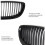 For  3 Series E92 E93 Coupe M3 2008-2010 2x Car ABS Grille Front Kidney Grill Single  Style 8