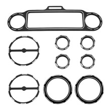 Speaker Cover Audio Speaker Trim Ring Instrument Panel Cover for -Davidson Road Electra Street Glide 96-13