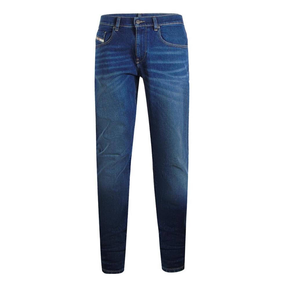 Diesel (30R, Dark Blue) Mens 2019 D-Strukt Denim Jeans