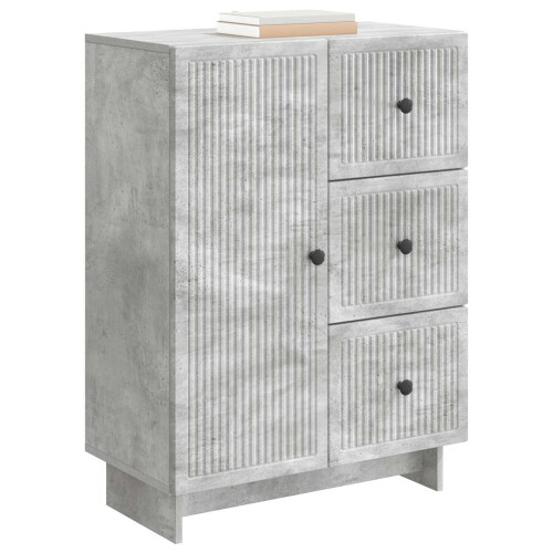 VidaXL vidaXL Sideboard Concrete Grey 66 x 34.5 x 90 cm Engineered Wood 1