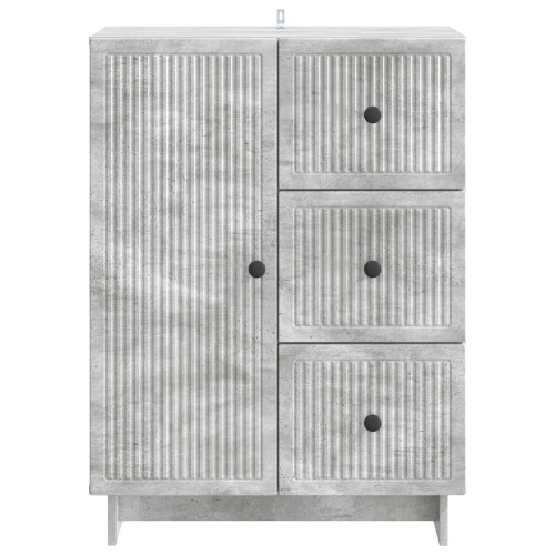 VidaXL vidaXL Sideboard Concrete Grey 66 x 34.5 x 90 cm Engineered Wood 2