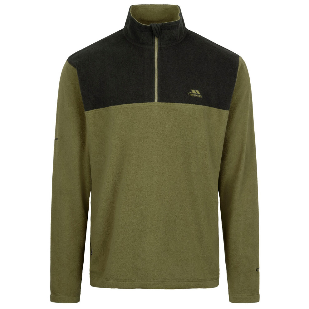 Trespass (Xs, Dark Vine) Mens Curtiston At100 Fleece Top