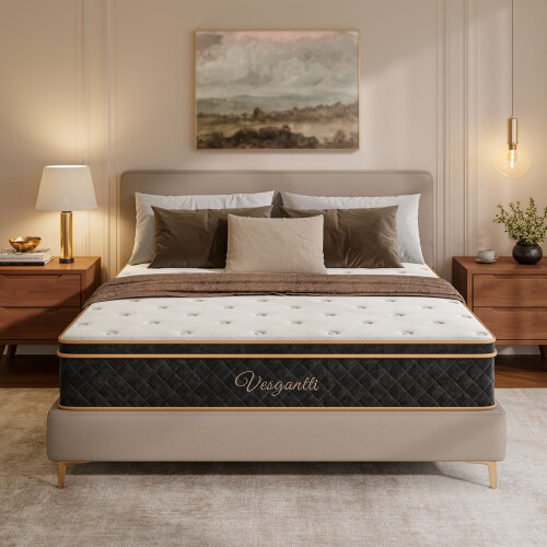 Vesgantti (Super King) 11.81 Inch Hybrid Mattress 2