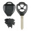 Parking Sensor 89341-33050 PDC Sensor Ultrasonic Reverse with 2 x Remote Car Key Fob Shell Case 10