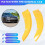 Car Front Bumper Lip Diffuser Splitters Body Kit Scratch Protector for  Charger Scat Pack 2015-2021 SRT 2015-2019 C 3
