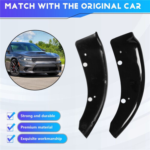 Car Front Bumper Lip Diffuser Splitters Body Kit Scratch Protector for  Charger Scat Pack 2015-2021 SRT 2015-2019 A 2
