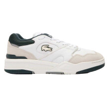 (10 UK, White) Lacoste Mens Lineshot Leather Non Marking Trainers