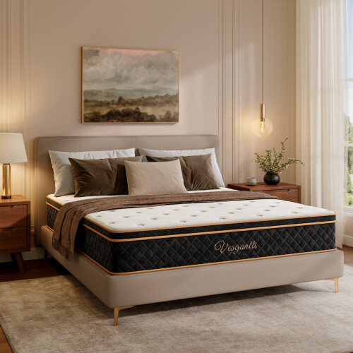 Vesgantti (Small Double(W120cm)) 11.81 Inch Hybrid Mattress 1