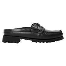 (6 UK, Black) Timberland Mens Vibram Leather Moc Toe Mules