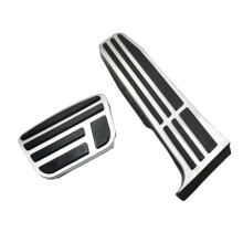 1 Set Stainless Steel Accelerator Brake Pedal Protective Cover for 2023-2025 RX350h RX450h+ RZ300e RZ450e