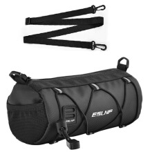 ESLNF Waterproof Bicycle Handlebar Bag Multifunctional MTB Front Tube Bag Portable Outdoor Shoulder Bag