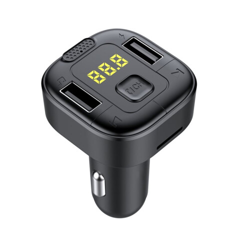 C8  Car FM Transmitter Car Cigarette Lighter Multi Functional Car USB Charger  Music Player 1