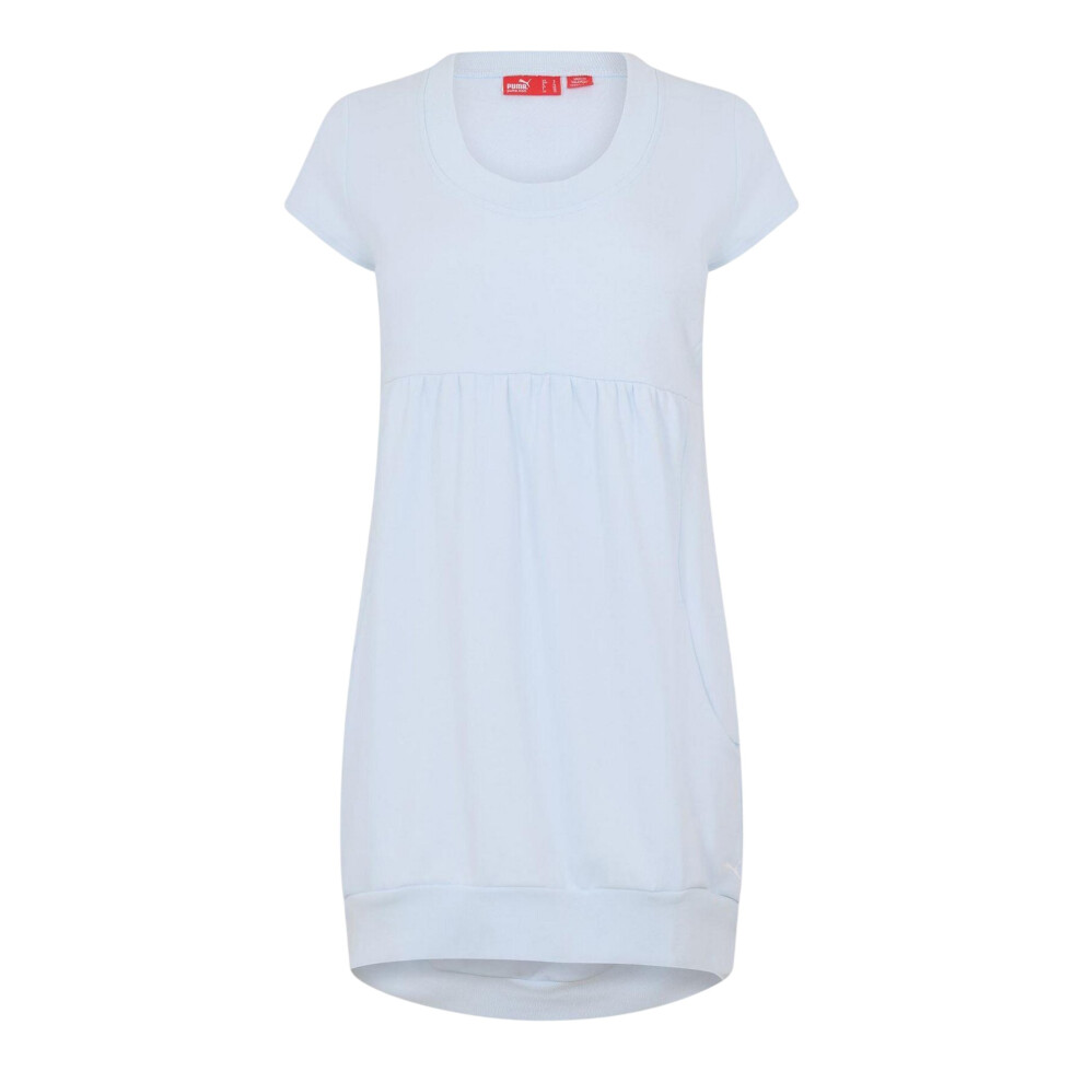 Puma (10 Uk, White) Womens/Ladies Relaxed Fit Sweat Dress
