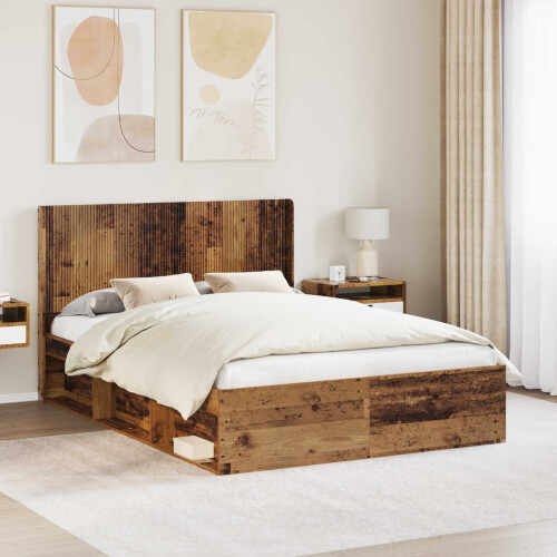 VidaXL vidaXL Headboard Old Wood Engineered Wood