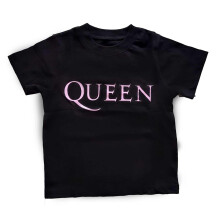 (3 Years, Black) Queen Childrens/Kids Logo T-Shirt