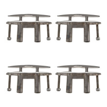 4Pc Marine 316 Stainless Steel Boat Pull  Flush Mount Lift Cleat Bolts Yacht Boats Accessories 6 Inch
