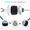 2pcs 3 Inch Sewer Cleanout Cap, Practical Expansion Pipe Plug Sewer Pipe Plug Sewer Cleanout Cover Mechanical Test Plug 4