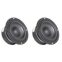2X 3 Inch Full Range Speaker Audio Speaker 4 Ohm 30W HiFi Speaker Stereo Mid-Bass Speaker DIY Home Amplifier Speaker