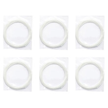 6pcs 5M Pcl 1.75Mm Filament Low Temperature 3D Printing Pen Supplies for 3D Printer/3D Printer Pen(White)
