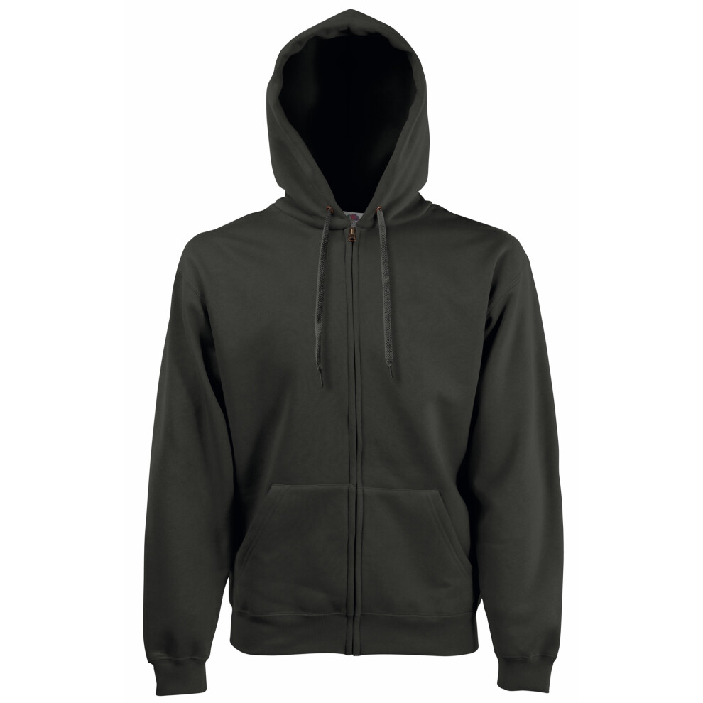 Fruit Of The Loom (3Xl, Charcoal) Mens Premium 70/30 Hooded Zip-Up Sweatshirt / Hoodie