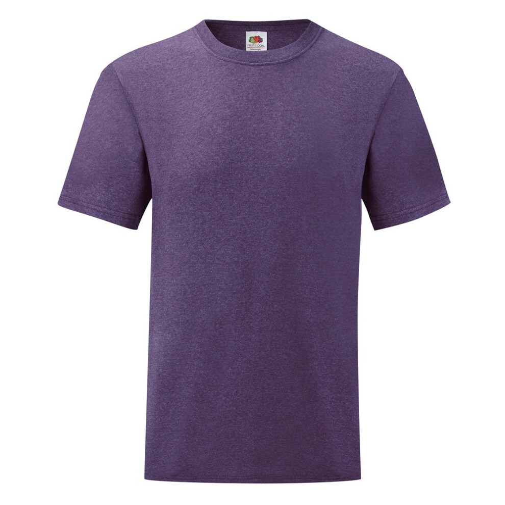 Fruit Of The Loom (L, Purple) Mens Valueweight Heather T-Shirt